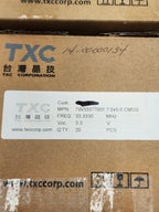 Lot of ~575 TXC XO SMD CMO Crystal Osillator 25 33 50 75 100 125 150 212MHz