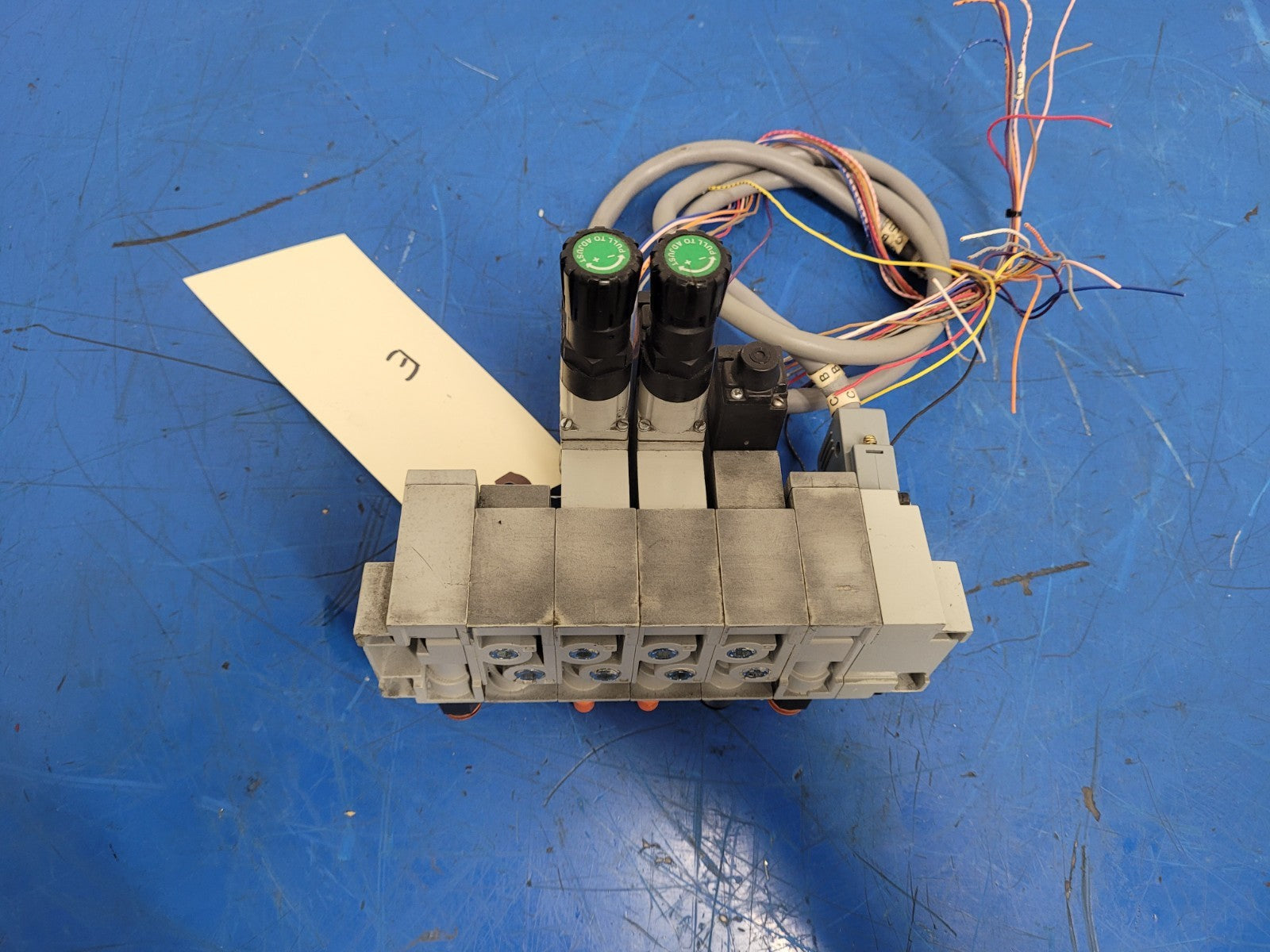 Numatics 3x Valve Solenoid 041SA400M0000F 2x Regulated Pneumatic Manifold E