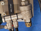 Burkert 413-G-1/4-B-PL-1/4 Pneumatic Solenoid 7 Valve Manifold 120VAC Unit A