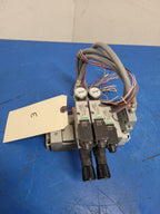 Numatics 3x Valve Solenoid 041SA400M0000F 2x Regulated Pneumatic Manifold E