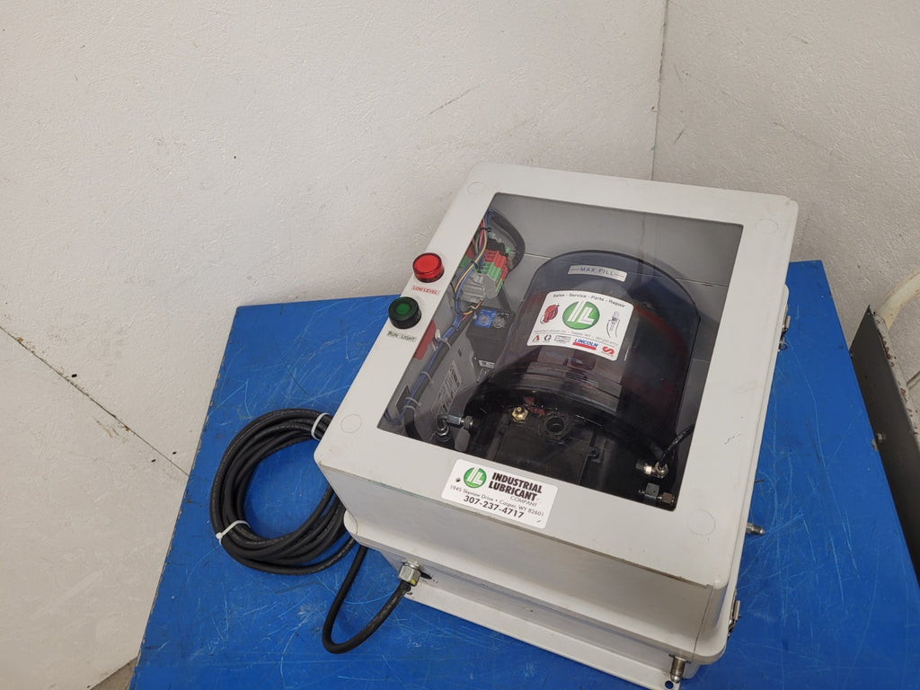 GRACO 96G287 24VDC 2.5A Automatic Machinery Grease Pump w/ Enclosure 24V 5100psi