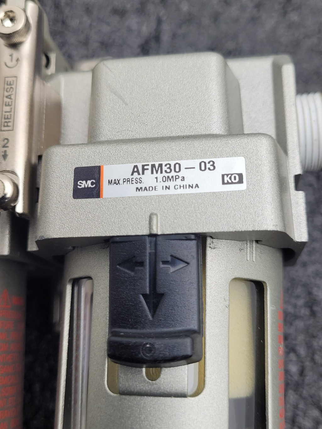 Lot of 5 SMC AFM30-03 Pneumatic Booster, 2x Regulator Solenoid Soft Start Valve