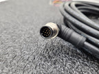 FINECABLES E343967 12Pin M12 Barrel Right Angle Male 12 Conductor New Pigtail 6M