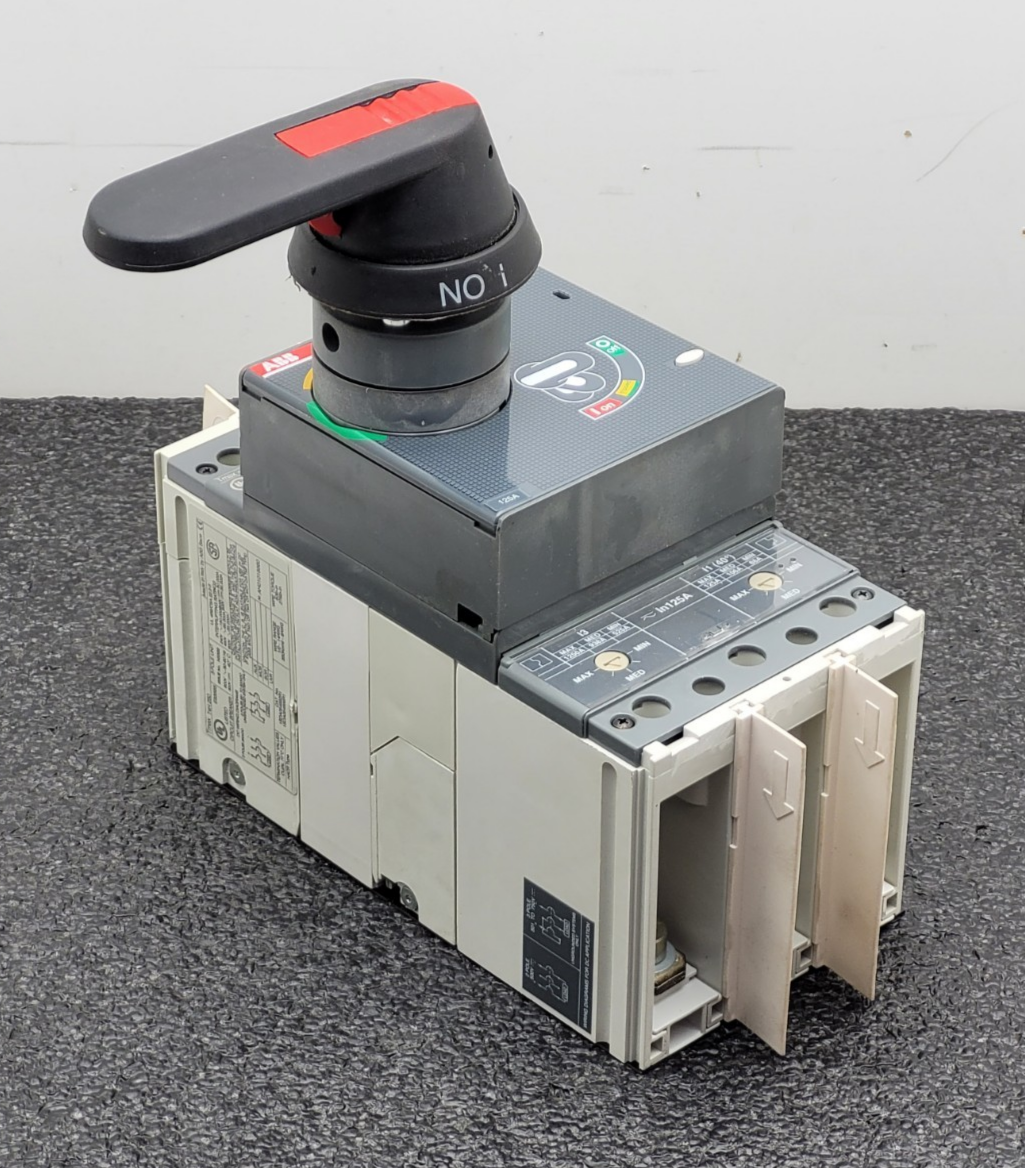 ABB TMAX T4H250 CIRCUIT BREAKER 125A  440VAC 65KA.