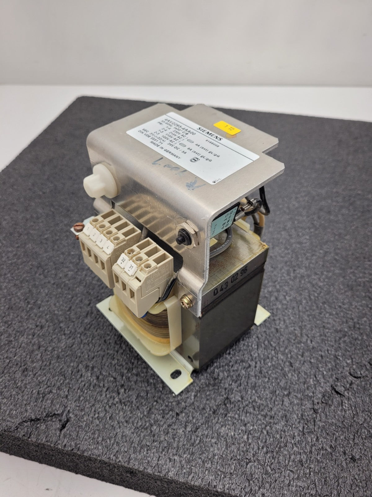 Siemens 4AV2295-4AA00 Power Supply Control Voltage Transformer 115-230VAC to 24V