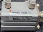 Lot of - 8 Assorted  SMC MXS 100PSI Linear Slide Guide Cylinder w/sensors