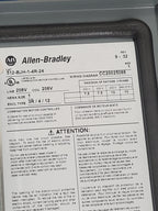 Allen Bradley 512-BJH-1-4R-24 Combination Motor Starter E-Stop 3R 208VAC 3PH 7HP