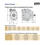 PARKER P3075R00C5C20LB20 P3 Mobile Variable Displacemet Piston Pump