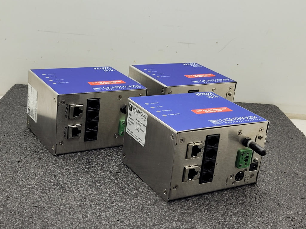 Lot of 3 LIGHTHOUSE REMOTE 3014i Special Laser Particle Counter 24VDC