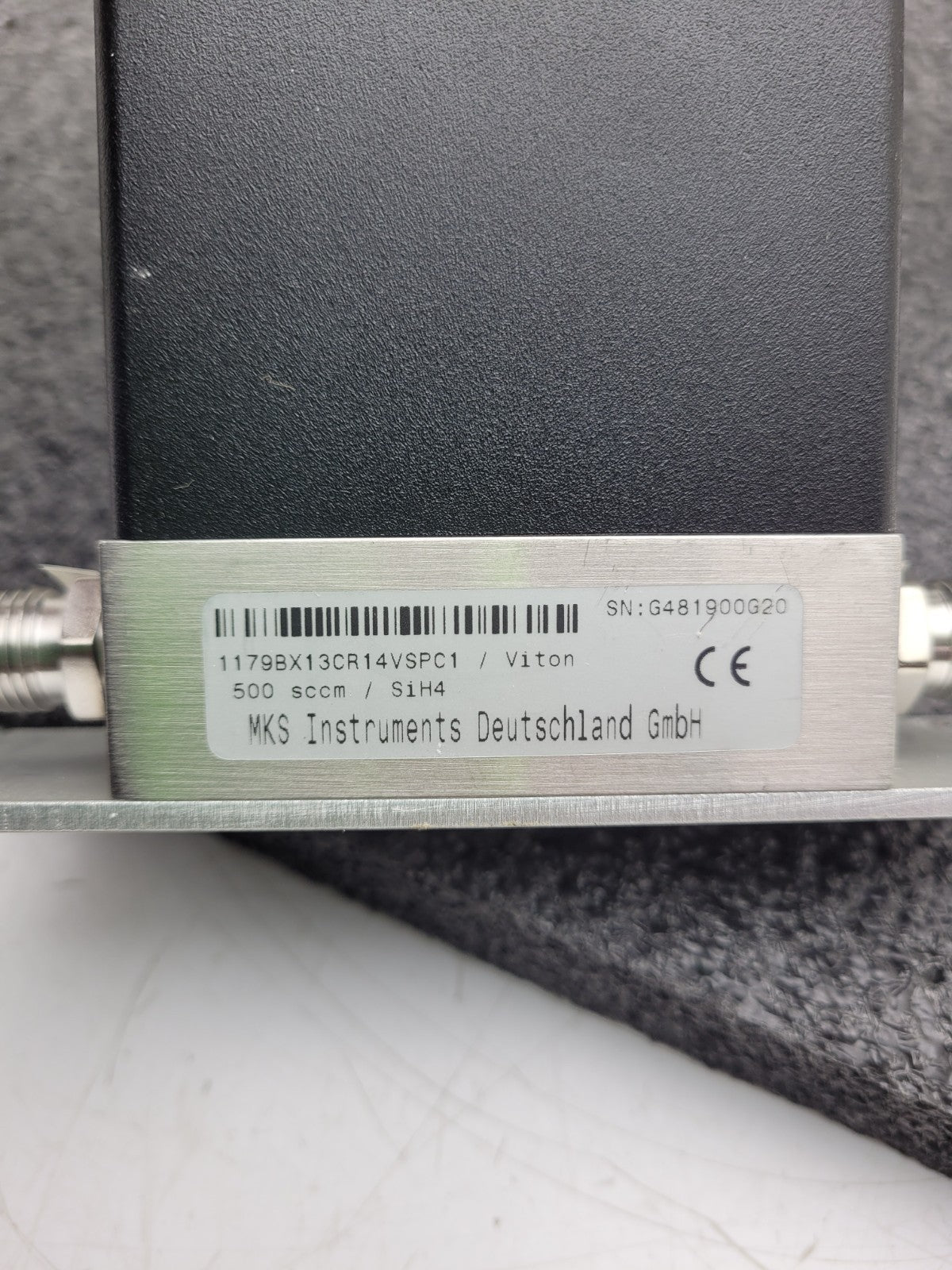 MKS 1179BX13CR14NSPC1 Mass-Flo Mass Flow Controller 500 SCCM SiH4 Working Pull