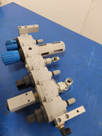 Festo LFR-D-MIDI Filter Regulator On/OFF Solenoid Pneumatic Air Manifold