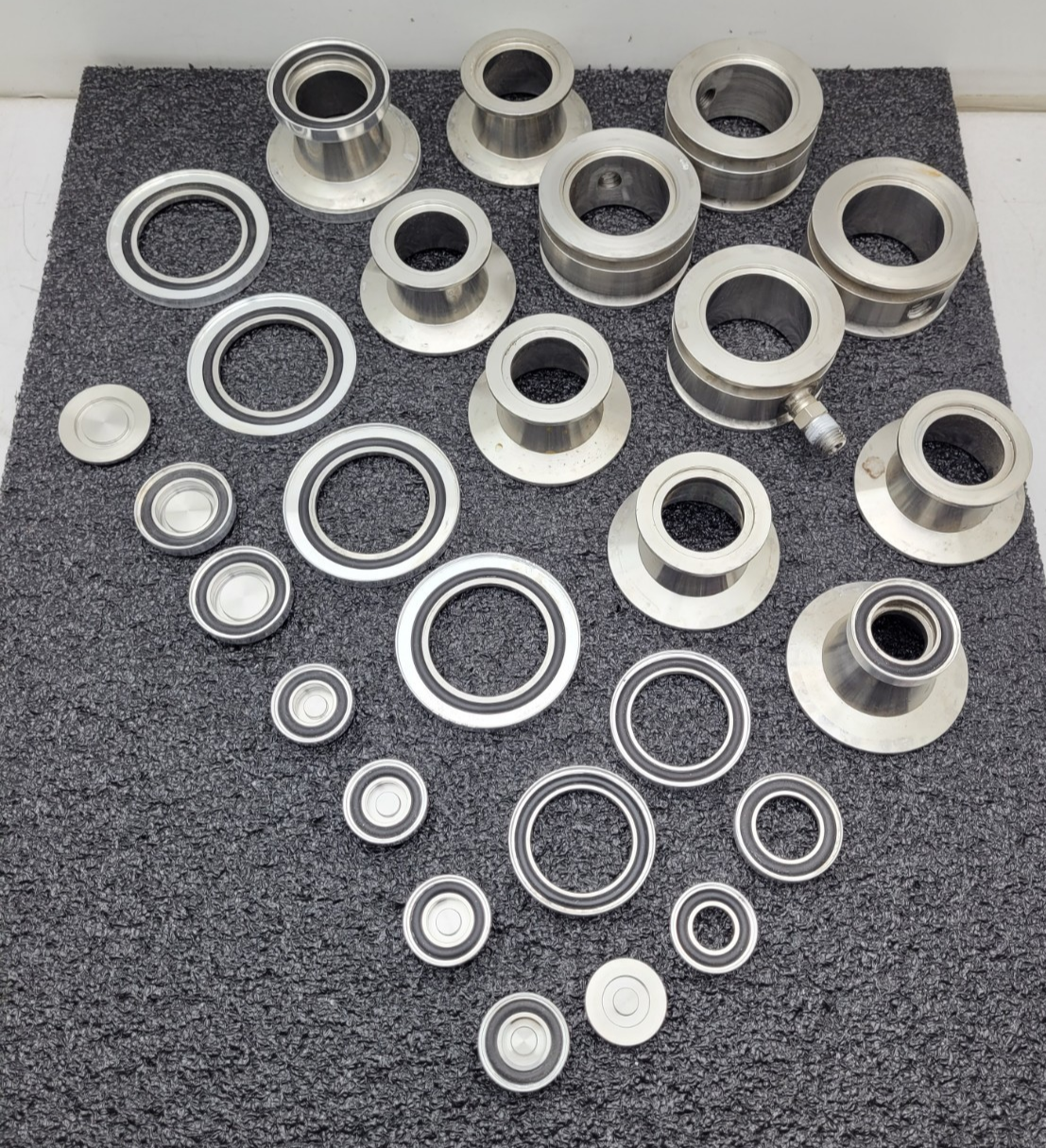 Stainless Steel Vacuum Reducing Fittings, Plugs, Ports KF40 KF50 KF25 DN Vacuum