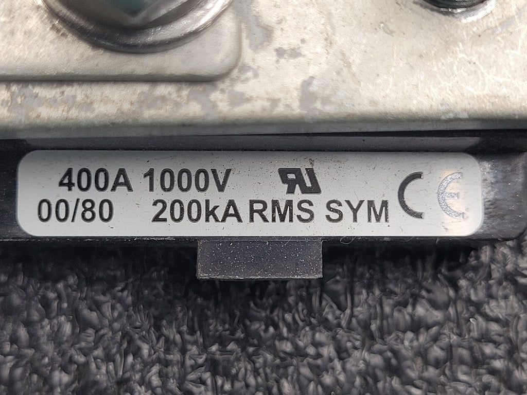 3x Bussmann 170M1369 High Speed Square Body Fuse + Holder 160A 690VAC 170H1007
