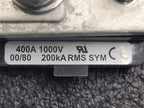 3x Bussmann 170M1369 High Speed Square Body Fuse + Holder 160A 690VAC 170H1007