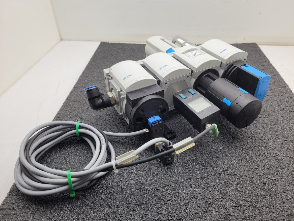 Festo MS6-LFR Filter Regulator On/OFF Solenoid Pneumatic Air Manifold 531030