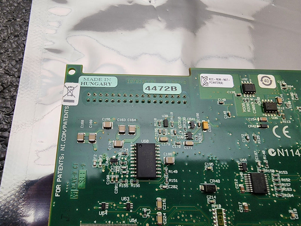 National Instruments 187611L-02L NI 4472 PCI 8-Input Sound and Vibration Device