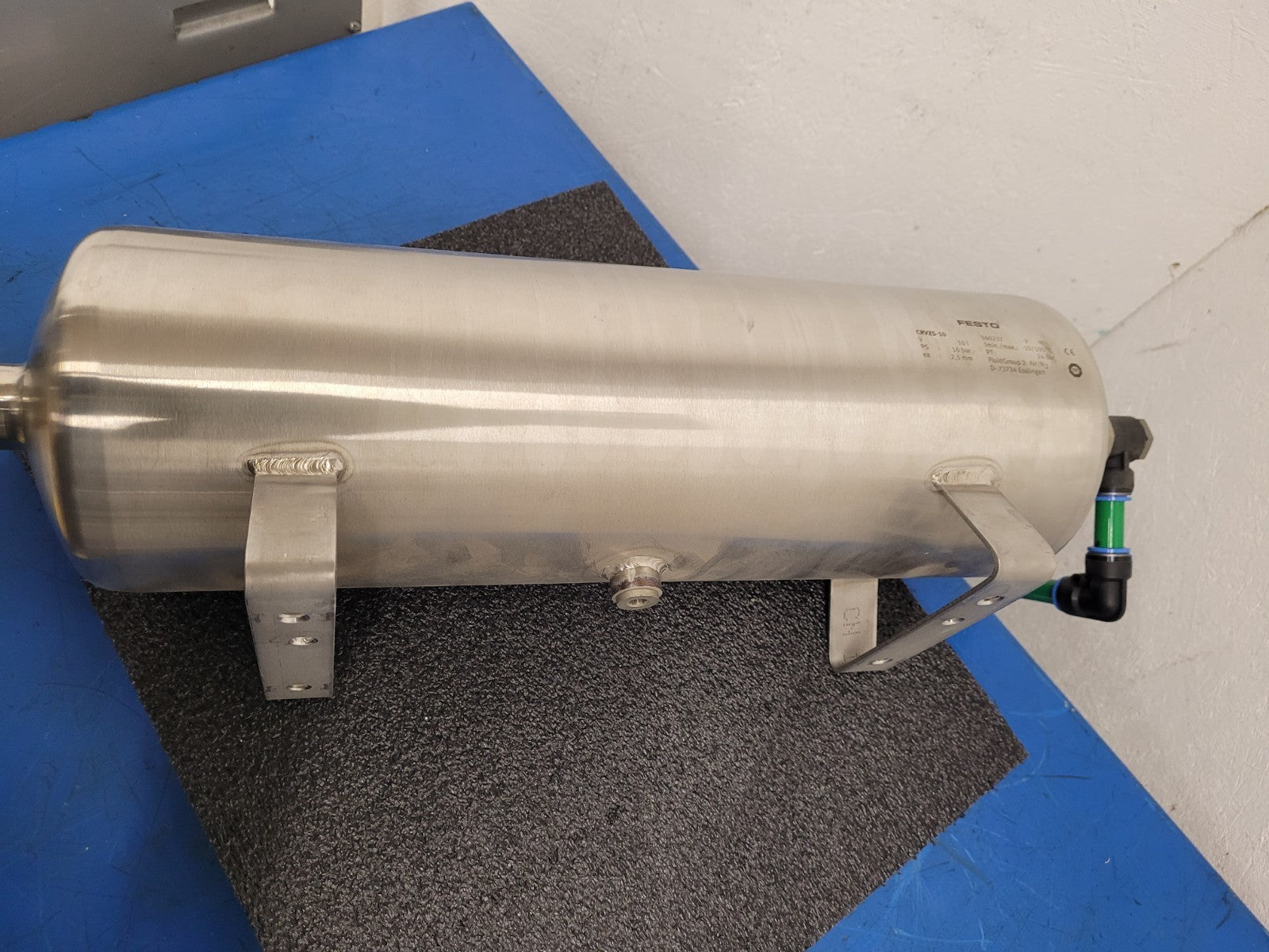 FESTO Compressed Air Reservoir Tank Expansion CRVZS-10 160237 10l 16Bar