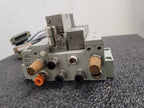 Numatics 5 Valve Solenoid 041SA400M0000F Pneumatic Manifold Set 3 Blocks DB25 B