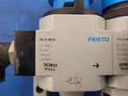 Festo LFR-D-MIDI Filter Regulator On/OFF Solenoid Pneumatic Air Manifold