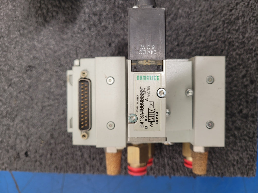 Numatics 5 Valve Solenoid 041SA400M0000F Pneumatic Manifold Set 3 Blocks DB25 B
