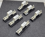 Lot of 6 Bussmann Buss 170M1368 125A 690V Fuse w/ 170H1007 Base 400A 1000V