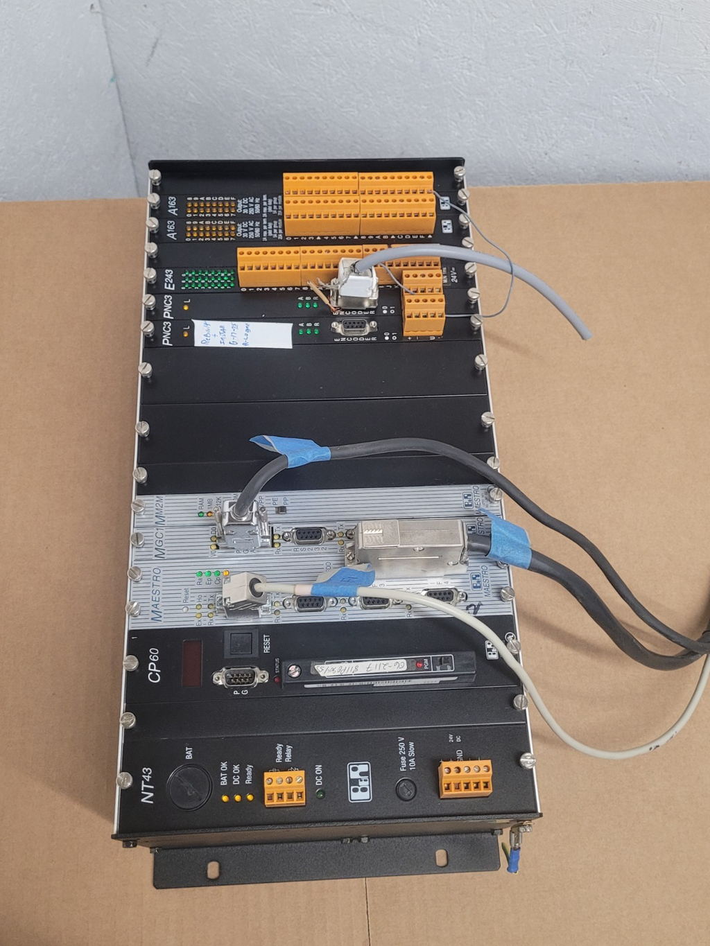 B&R MAESTRO PLC From Holzma HPP 81 Panel Saw PNC3 E243 MGC1 MM2M CP60 NT43 A163