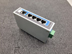 MOXA 5-port Industrial Ethernet Switch EDS-205A-T 12/24/48 VDC 18-30 VAC 0.29A