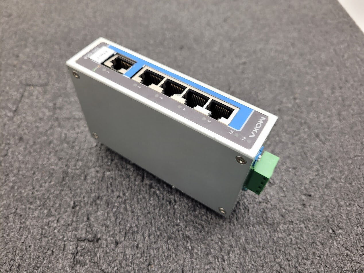 MOXA 5-port Industrial Ethernet Switch EDS-205A-T 12/24/48 VDC 18-30 VAC 0.29A