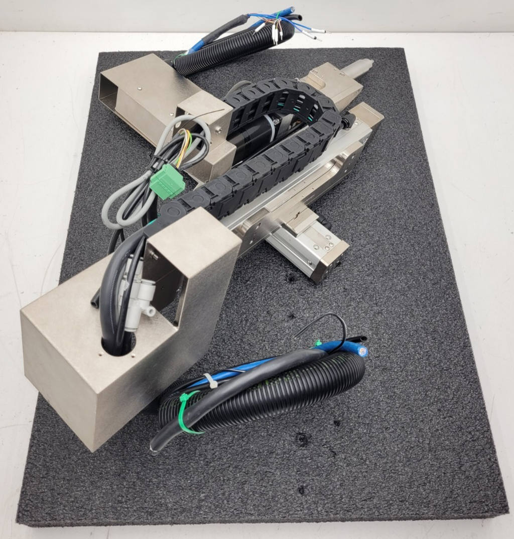 IAI 2x Axis Screwdriver Linear Robot Arm 8" Z 4" Y Movement DSRC CAN Controllers