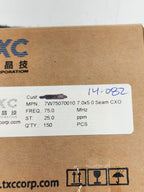 Lot of ~575 TXC XO SMD CMO Crystal Osillator 25 33 50 75 100 125 150 212MHz