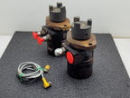 Lot of 2 Parker TE0065AS100FSAB Hydraulic Motor TE Series Torqmotor
