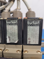 Burkert 413-G-1/4-B-PL-1/4 Pneumatic Solenoid 7 Valve Manifold 120VAC B