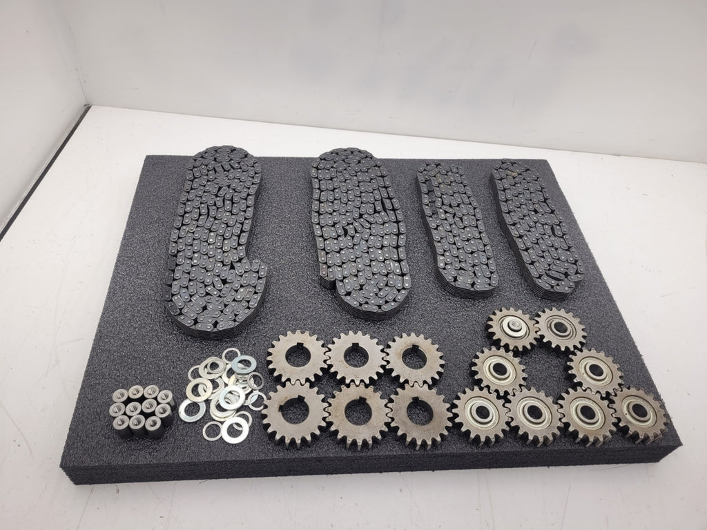 Lot of 3 Timing Roller chain sprocket set multiple 10T - 20T Numbered 74 BRH BRN