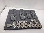 Lot of 3 Timing Roller chain sprocket set multiple 10T - 20T Numbered 74 BRH BRN