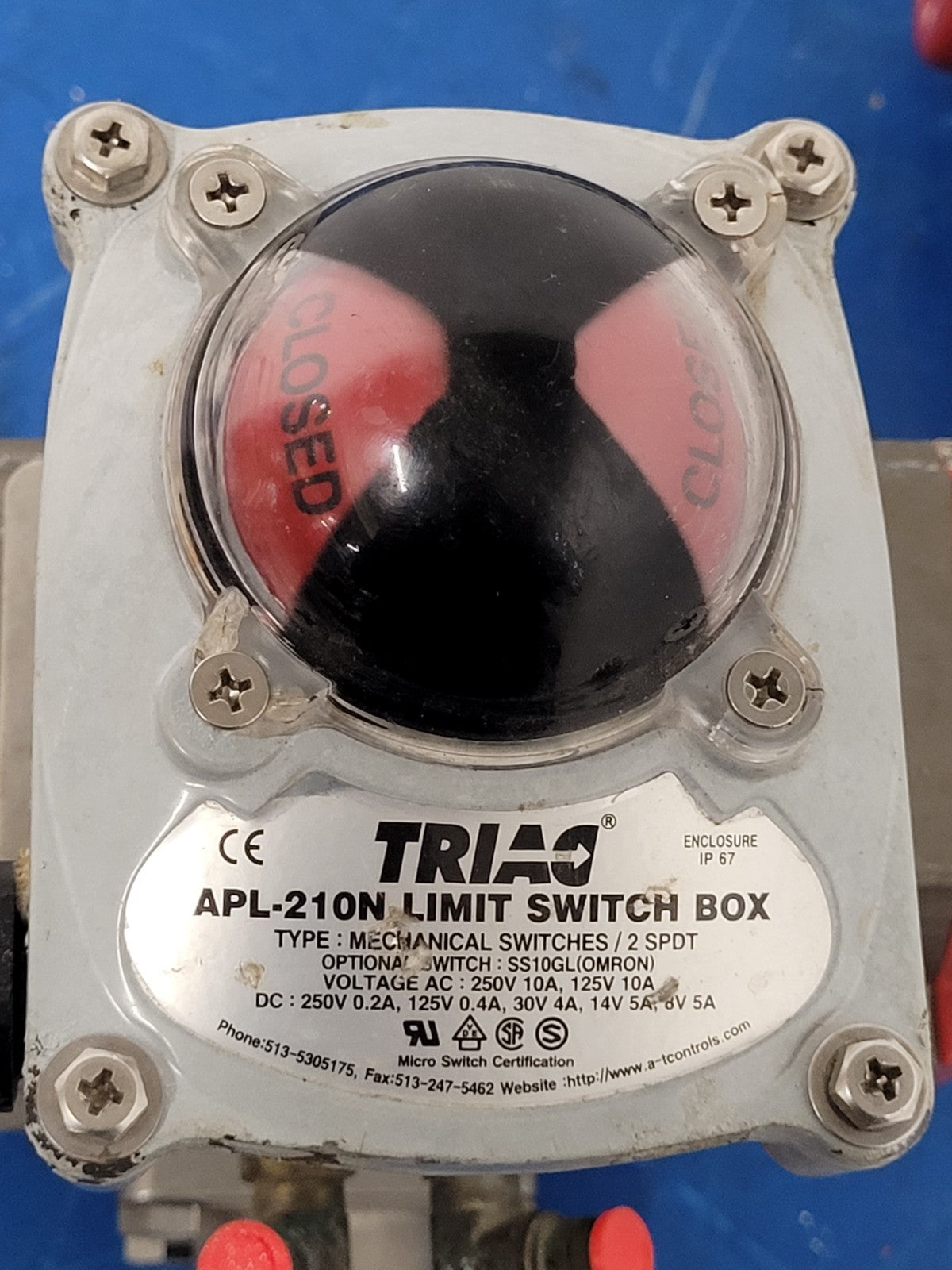 5x  A-T Controls Series 33-1T 1" 1000PSI 3-Way Valve Air Triad Controls 2R40DA