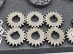 Lot of 3 Timing Roller chain sprocket set multiple 10T - 20T Numbered 74 BRH BRN