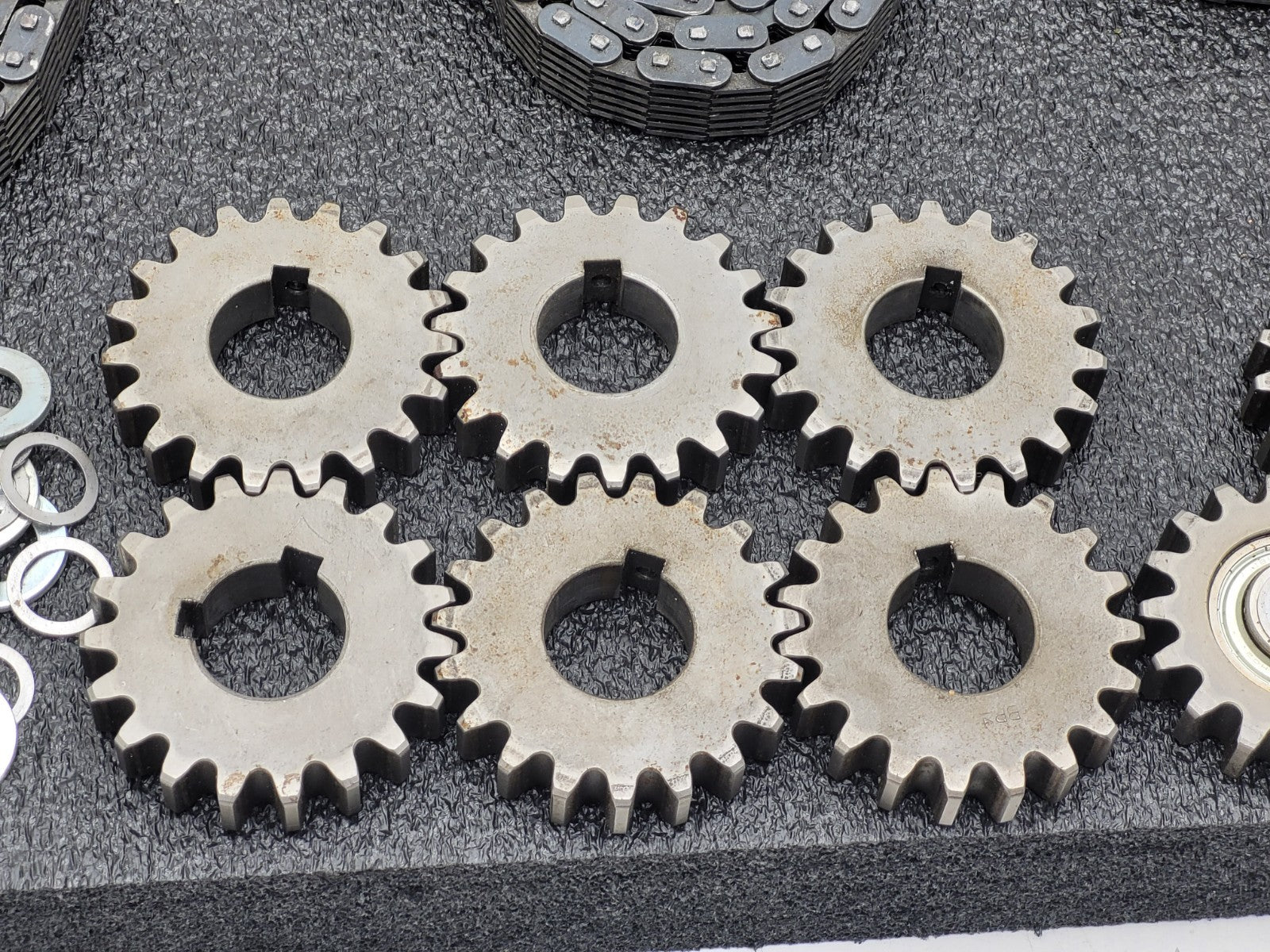 Lot of 3 Timing Roller chain sprocket set multiple 10T - 20T Numbered 74 BRH BRN