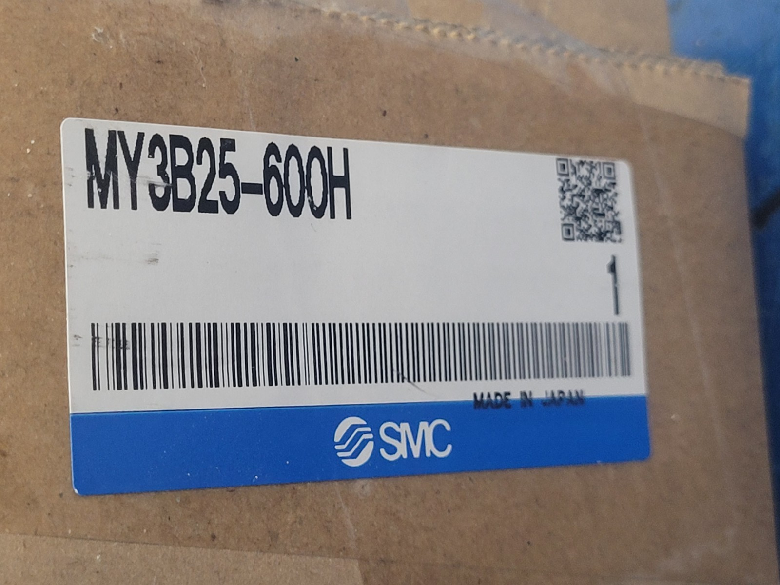 SMC MY3B25-600H Mechanically Jointed Rodless Air Cylinder 600mm Travel New