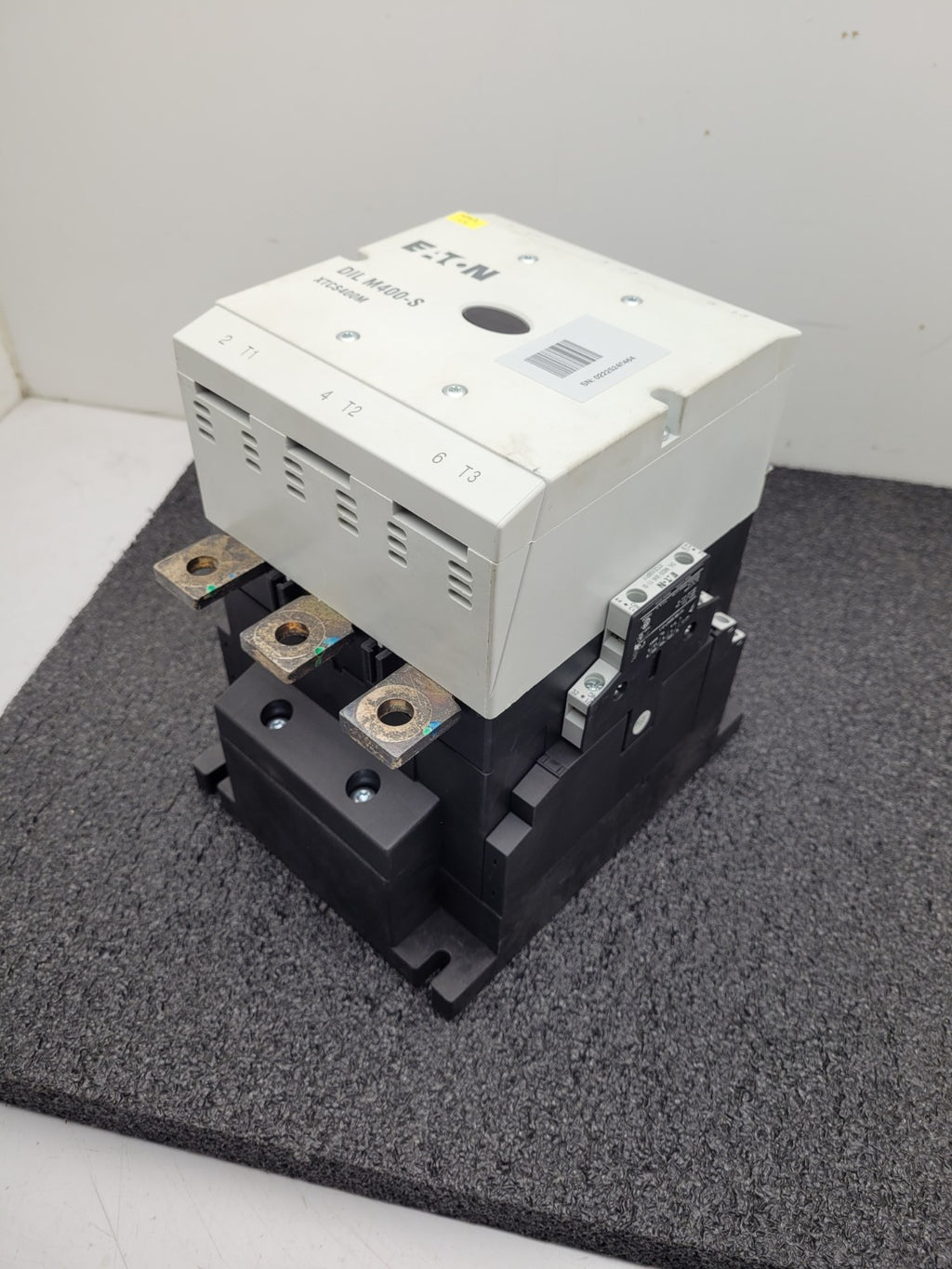 EATON DIL-M400-S XTCS400M Contactor 3PH 200-575V 125HP-400HP 220-240V Coil w/Aux