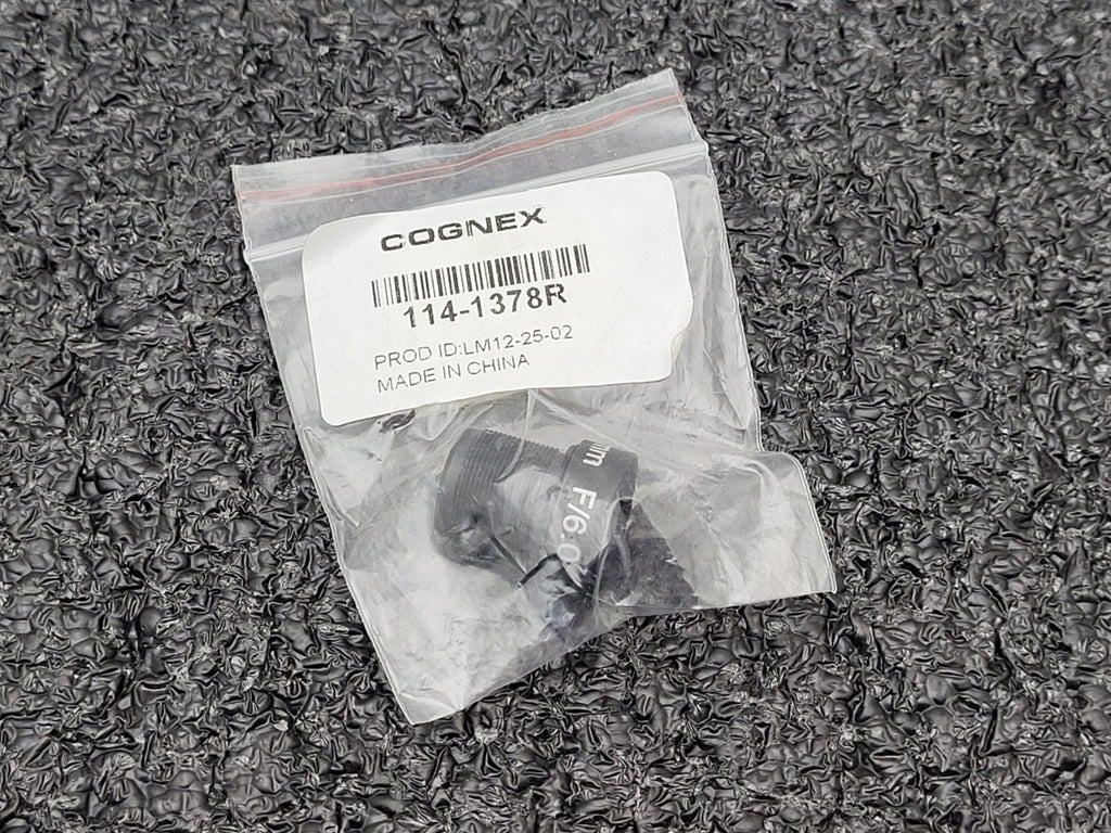 Cognex LM12-25-02 25mm F/6.0 Industrial Vision Camera Lens LM122502 114-1378R