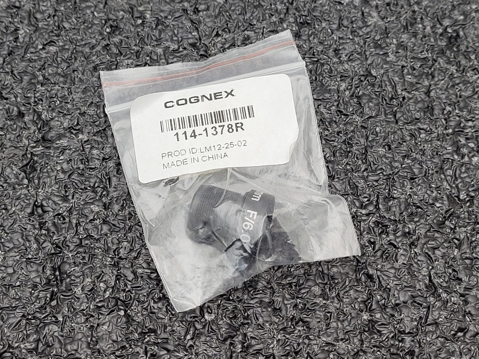Cognex LM12-25-02 25mm F/6.0 Industrial Vision Camera Lens LM122502 114-1378R