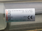 GEMU 815R50D Plastic Variable Area Flow Meter Rotameter Liquid Gas w/ sensor
