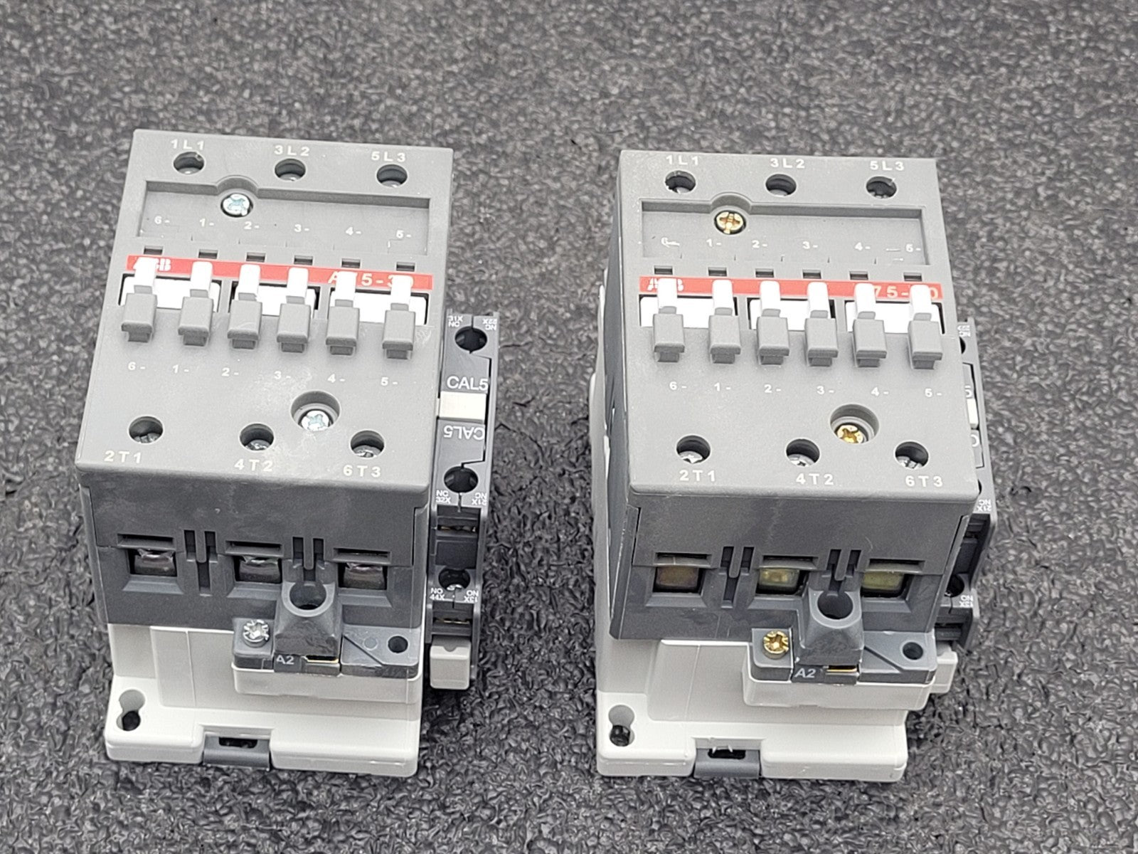 Lot of 2 A75-30 - ABB Contactor 3 Pole w/ a 110V-120V Coil