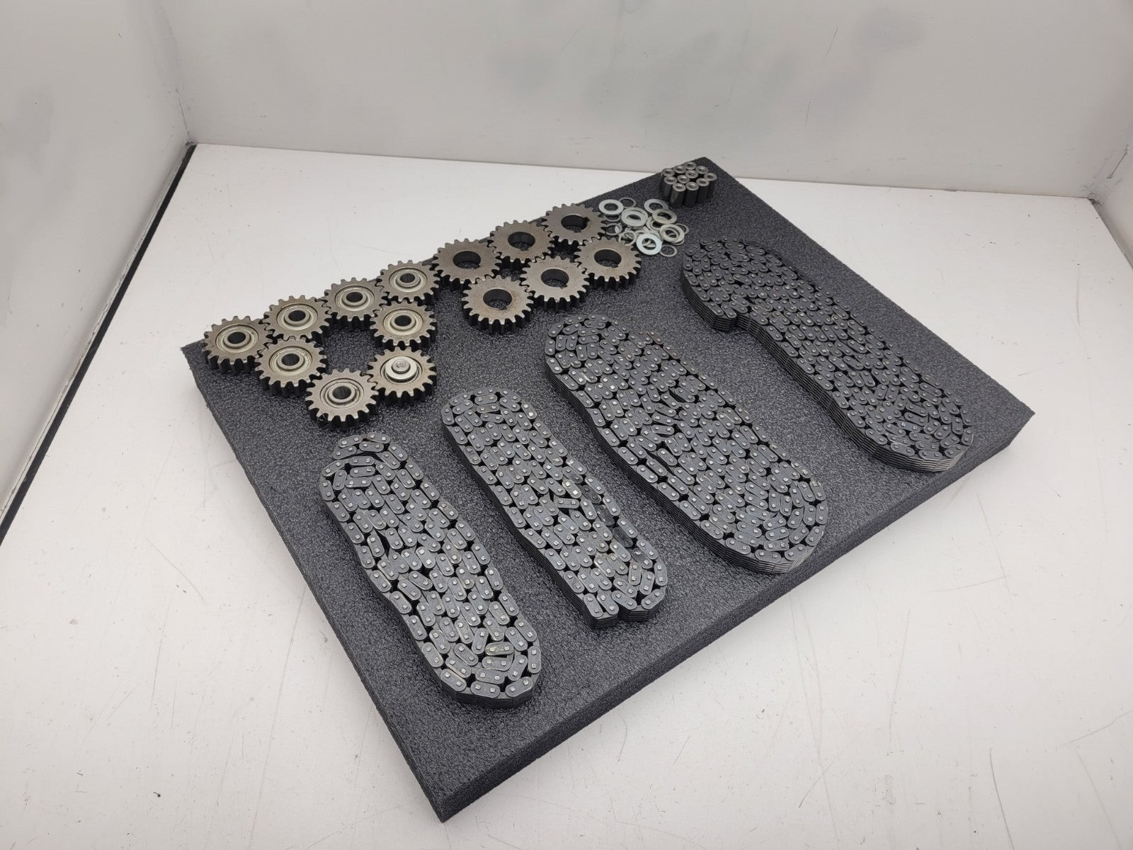 Lot of 3 Timing Roller chain sprocket set multiple 10T - 20T Numbered 74 BRH BRN