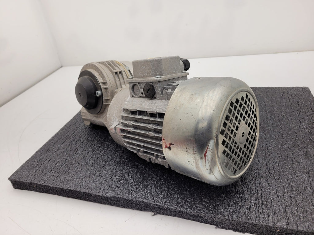 MT Motori 1.5kW Gearmotor 230-480VAC 3PH 10:1 Gearhead Ratio 2HP Right Angle