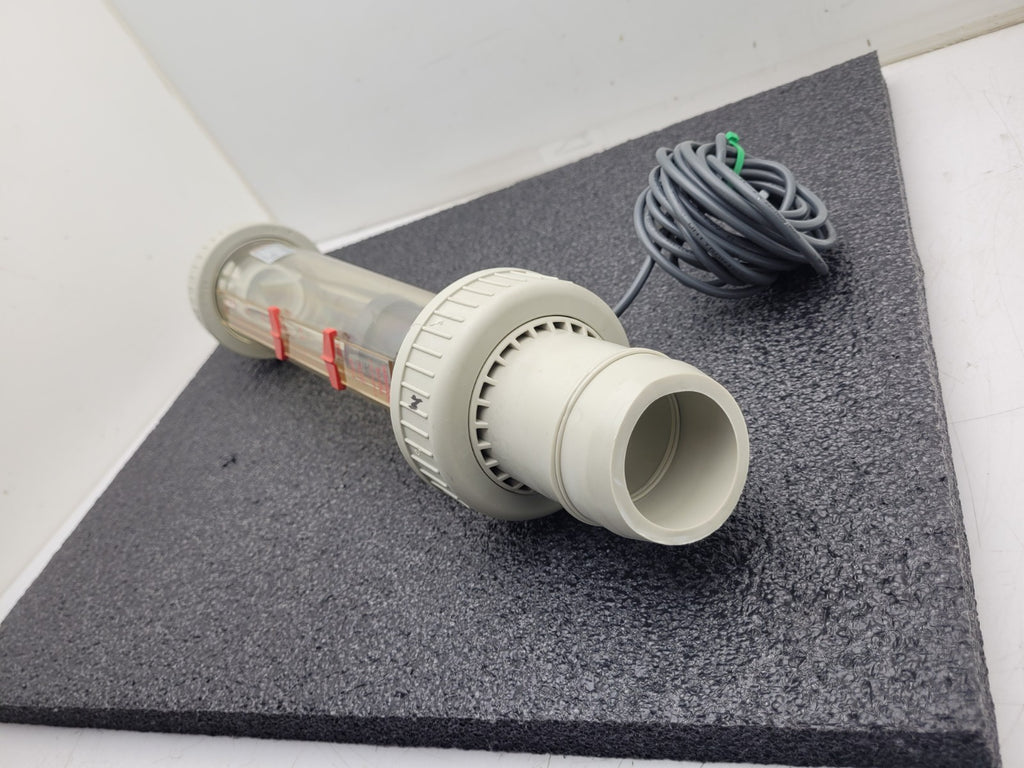 GEMU 815R50D Plastic Variable Area Flow Meter Rotameter Liquid Gas w/ sensor