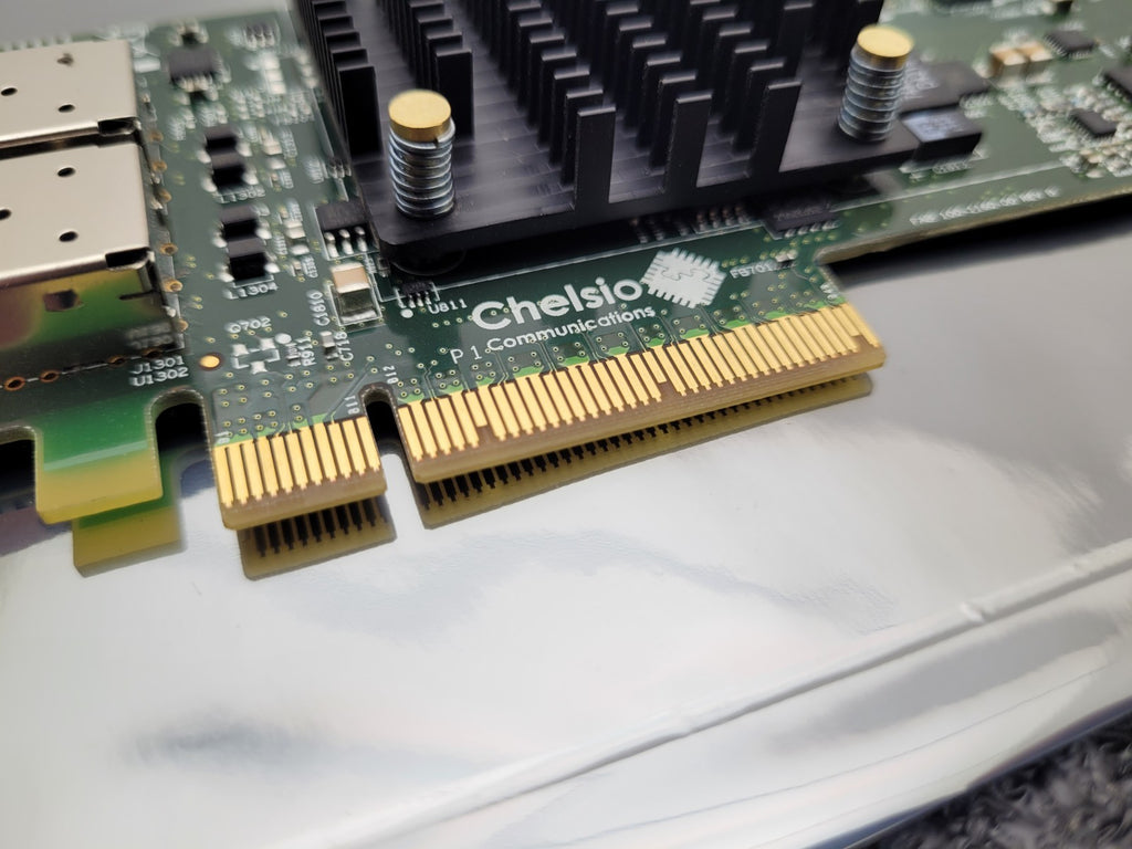 2x Chelsio Communications 110-1160-50 T520-CR Ethernet Adaper MSIP-REM-CC2-T520