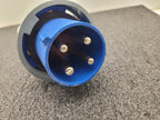 Mennekes ME460P9W Male Power Plug 4 Pin  and Sleeve 3 Wire Plug 3PH 4W 250V 60A