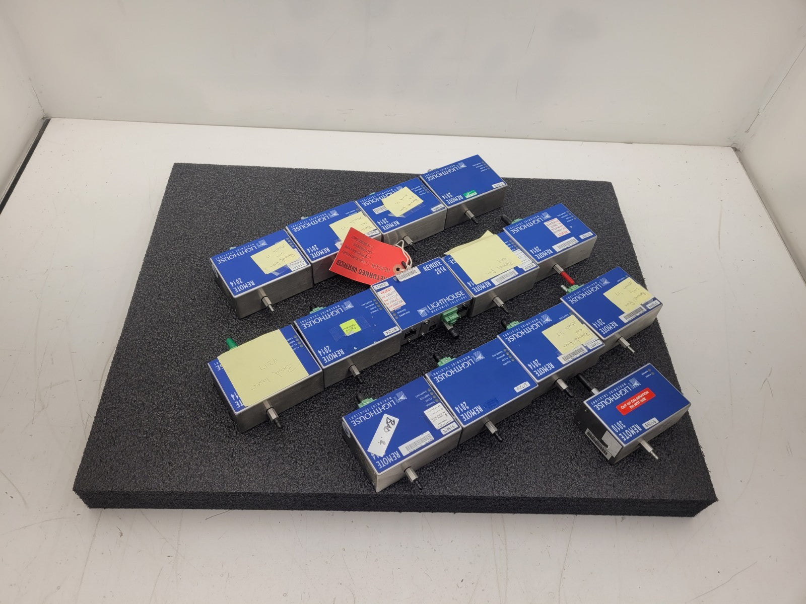 Lot of 14 LIGHTHOUSE REMOTE Laser Particle Counter 3010, 2014 Calibration Failed