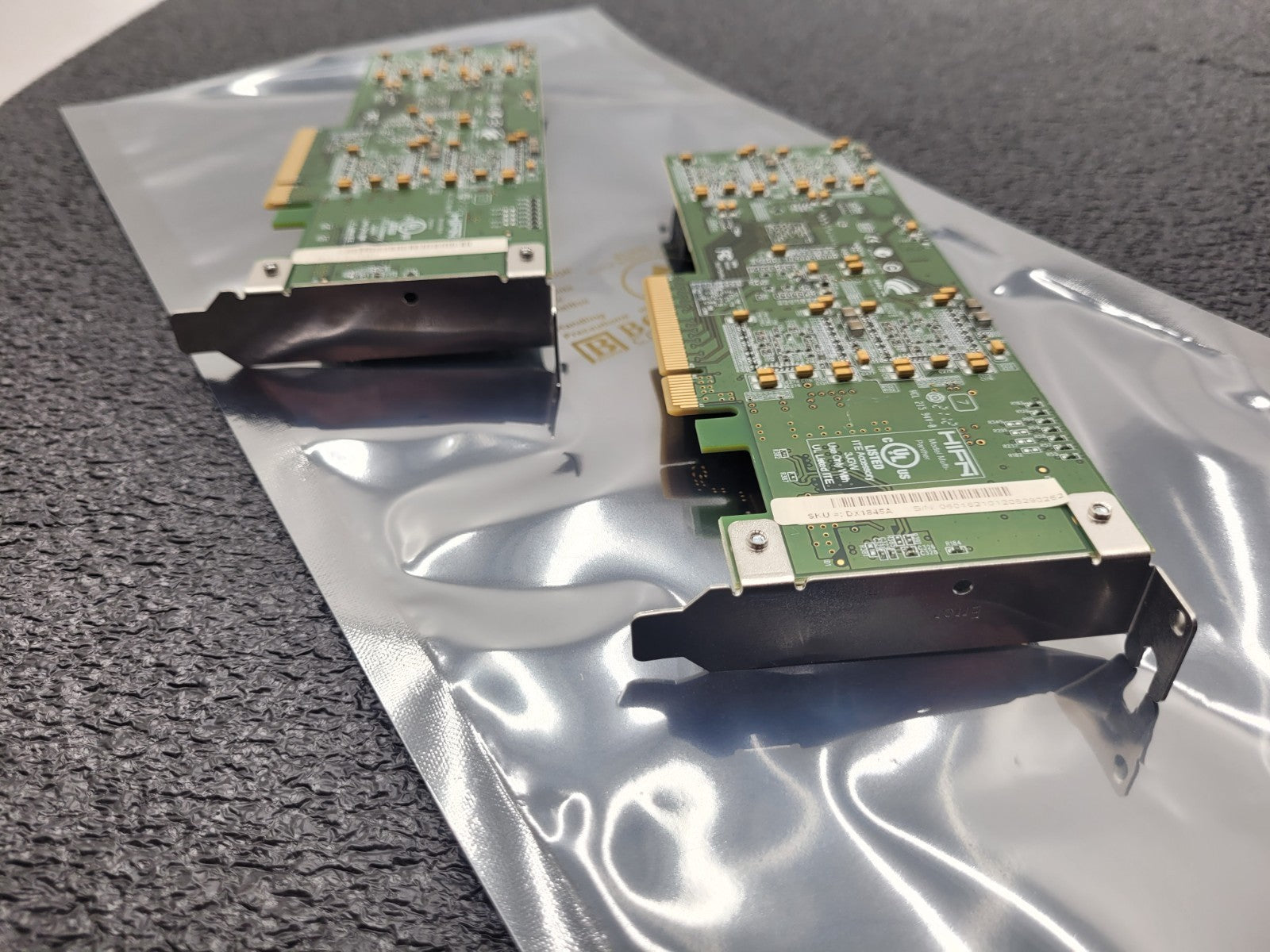 2x 105-000161-03 HIFN EXAR MULTI-PANTHER DX1845B PCI-E X8 PCI Data Compression